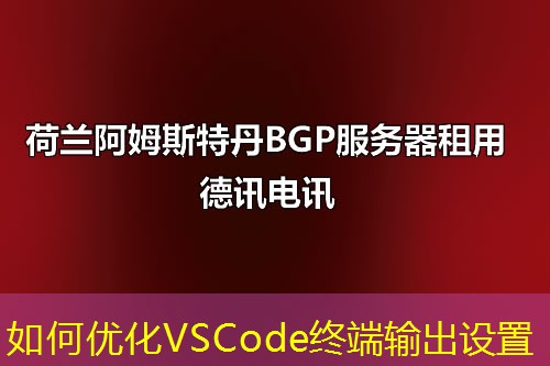 如何優(yōu)化VSCode終端輸出設置