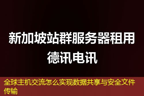全球主機(jī)交流怎么實(shí)現(xiàn)數(shù)據(jù)共享與安全文件傳輸