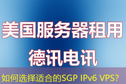 如何選擇適合的SGP IPv6 VPS？